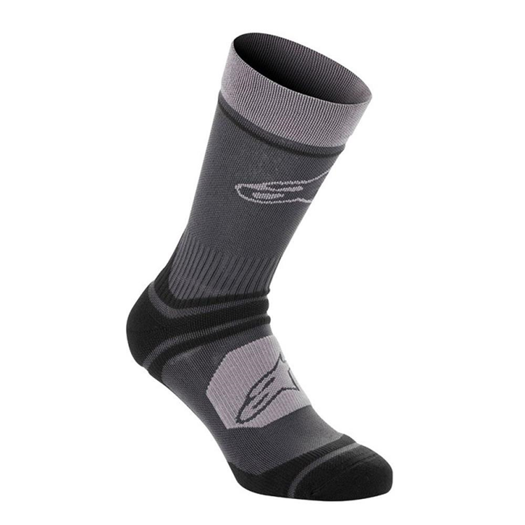 CALCETINES ALPINESTARS CASCADE NEGRO GRIS OSCURO S